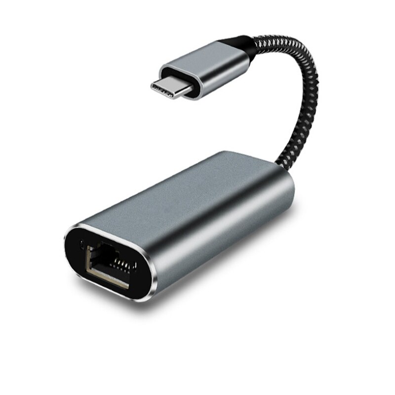 TYPE-C to Ethernet Adapter, RJ45 Gigabit Ethernet Network Adapter, for Win8/10 and Apple Mac Os System: Default Title