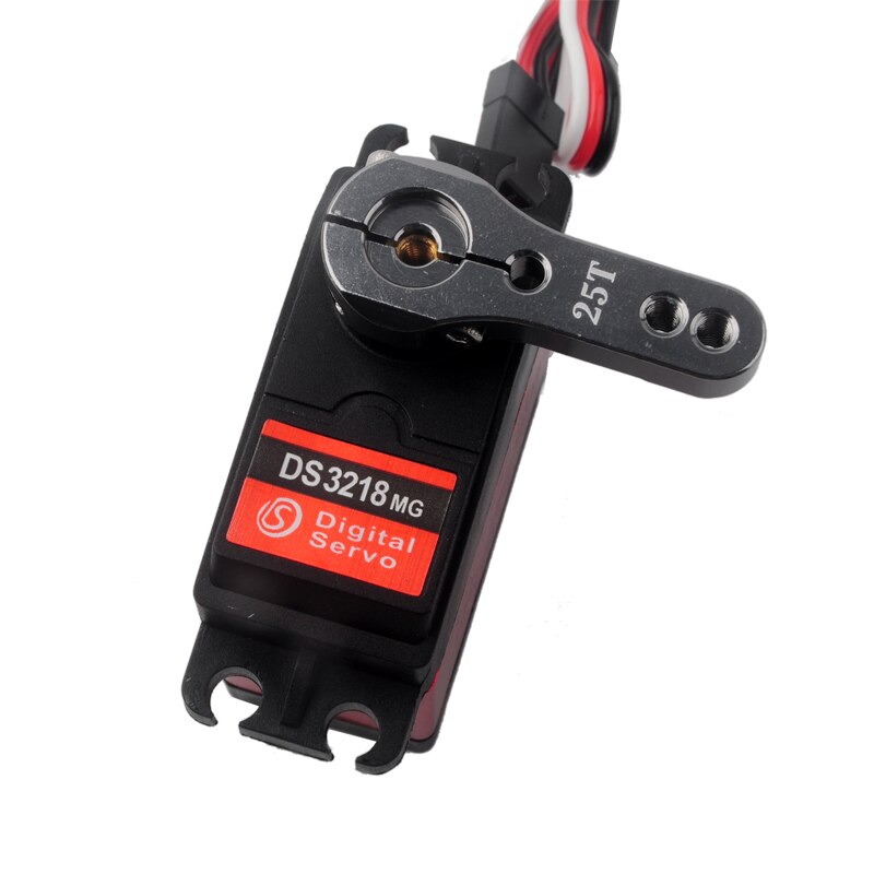 2 stücke DS3218 270 Grad Digital RC Servo, 20 kg Drehmoment Wasserdichte Metall RC Servo Motor- mit 25 t Servo Arm für RC Auto Stiefel FZ3136