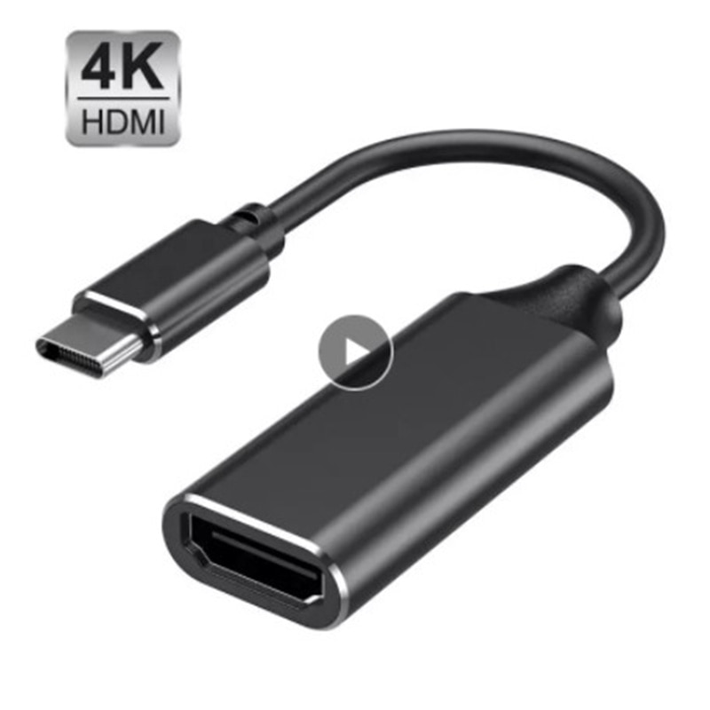 Usb Type C Naar Hdmi-Compatibel Adapter USB-C Naar Hdtv Adapter Man-vrouw Converter Voor Macbook Huawei Matebook pc Laptop
