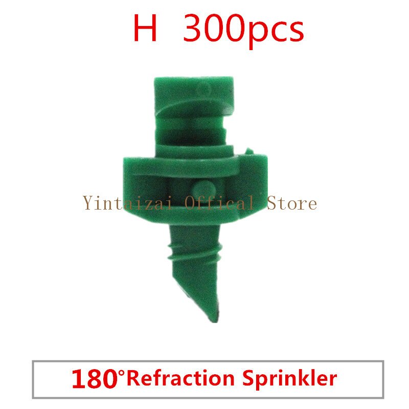 Fruit Tree Orchard Dripper Automatic Watering Device Atomized Micro Nozzle Sprinkler Irrigation Drip Irrigation Pipe Equipment: H  300pcs