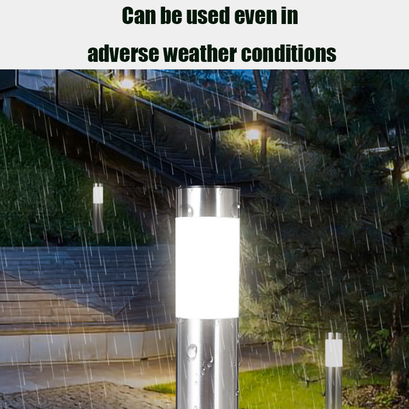 Luces solares para caminos, impermeables, mejoradas, paisaje, entrada al aire libre, luces de encendido/apagado automático para Patio, césped y Patio