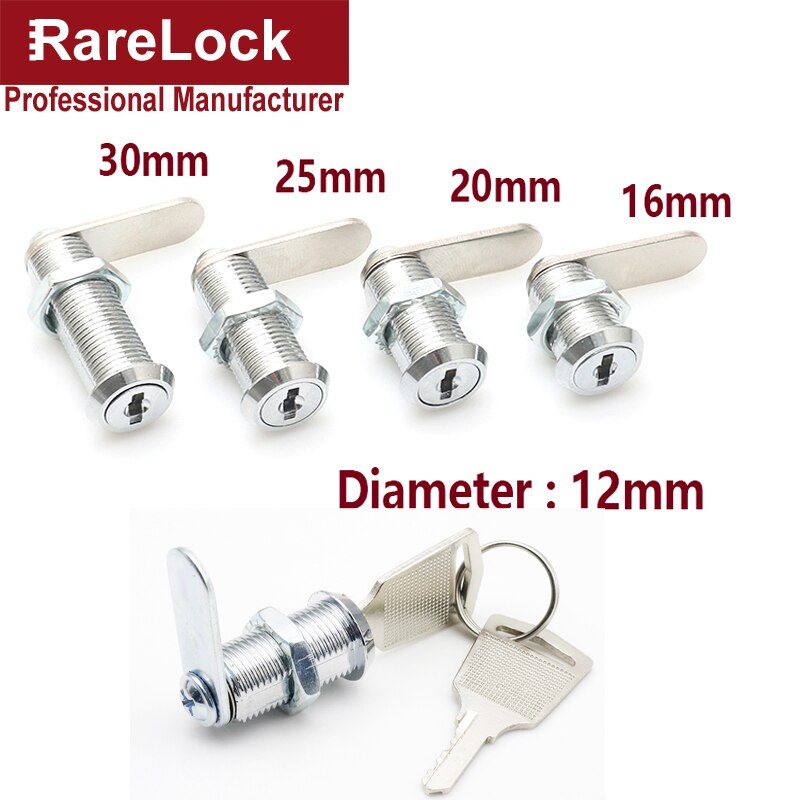 Diameter 12mm With 2 Keys Zinc Alloy Easy Installed Cabinet Drawer Furniture Lock YP01 A