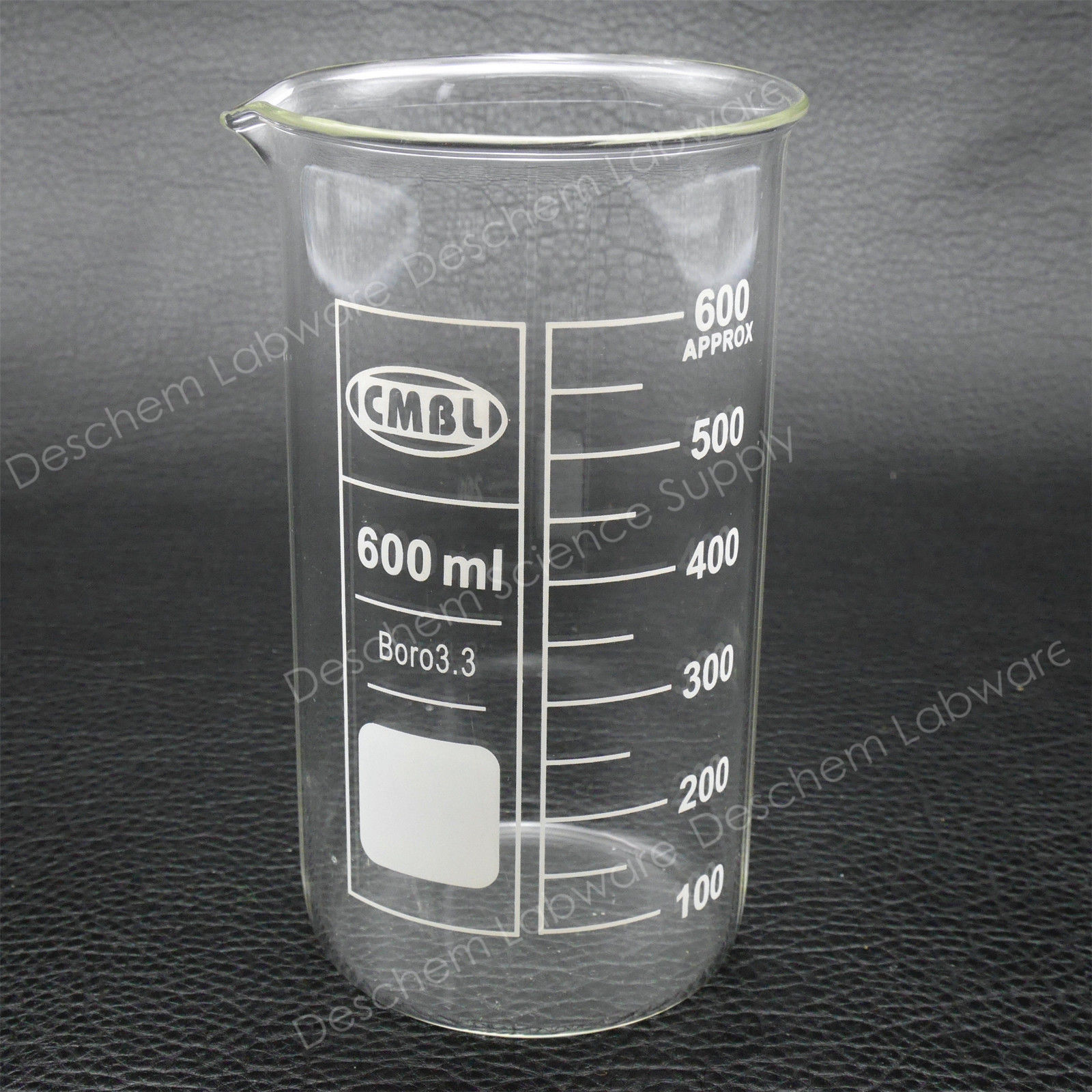 600ml Glass Beaker,Tall Form Chemical Lab Glassware
