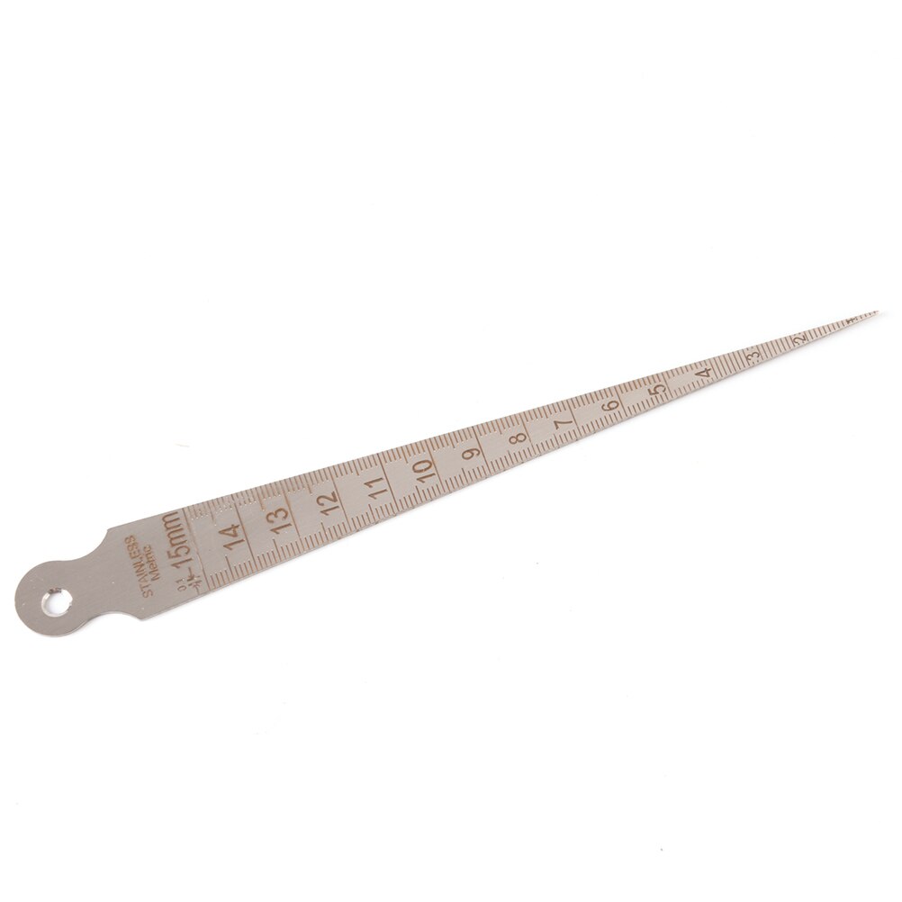 Measure Tool Gap Hole Taper Gauge Welding Inspection Taper Gauge Metric Imperial Stainless Steel Ruler Wedge feeler