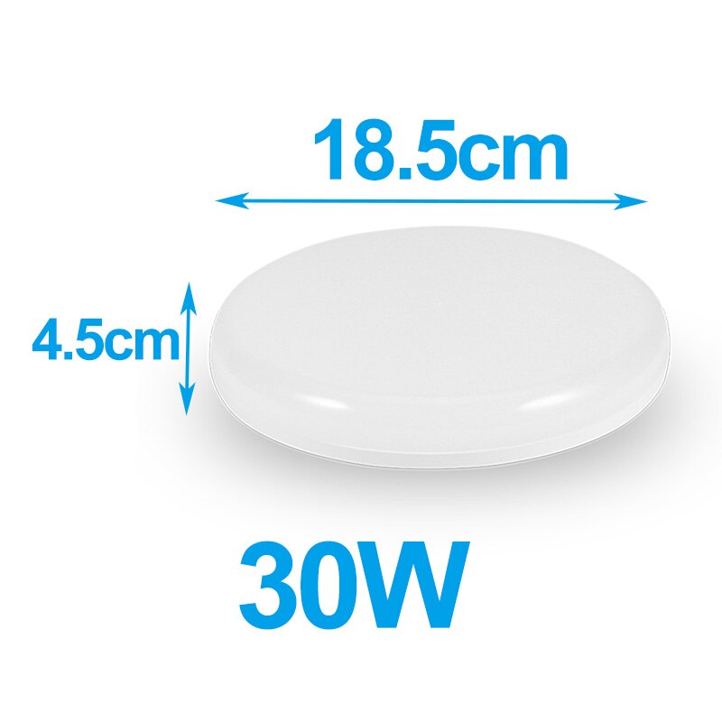 Ultra Thin LED Panel Light Lamps Surface Mount Led Ceiling Lights 220V 30W 50W Round Light Fixtures Lamp For Living Room Kitchen: 30w / Cold White