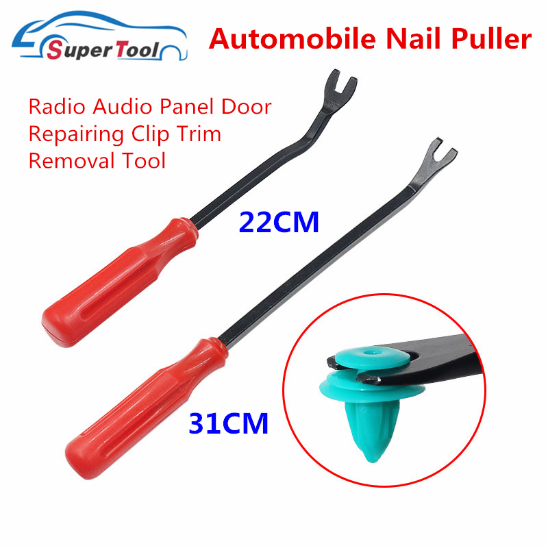 Automobile Nail Puller Screwdriver Tool Auto Car Trim Removal Tool Radio Audio Panel Door Repairing Clip Trim Removal Pry Repair