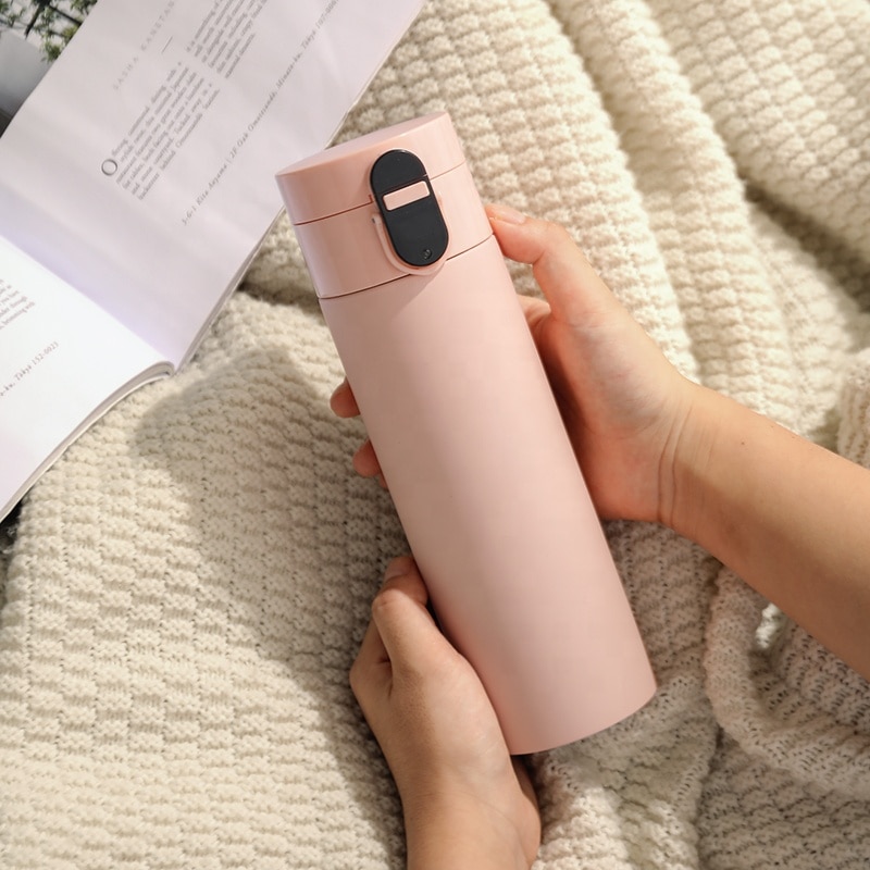 Smart Water Bottle Temperature Display Vacuum Bottle USB Charging Thermos 24H Cup 320mL Drinking Reminder Insulated Bottle