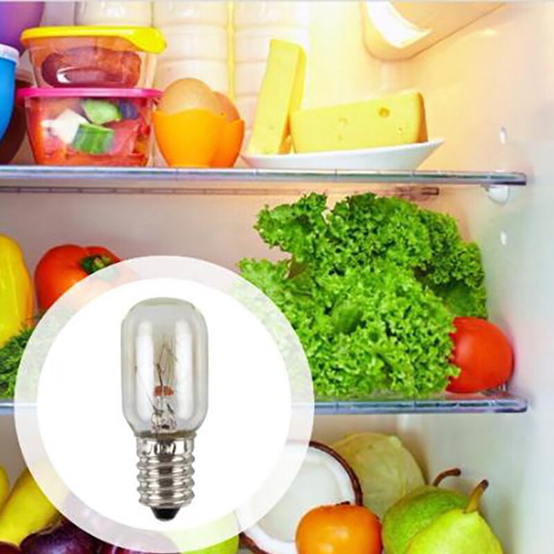 Fridge Bulb E14 220V 15W Microwave Oven Range Hood Refrigerator Bulb