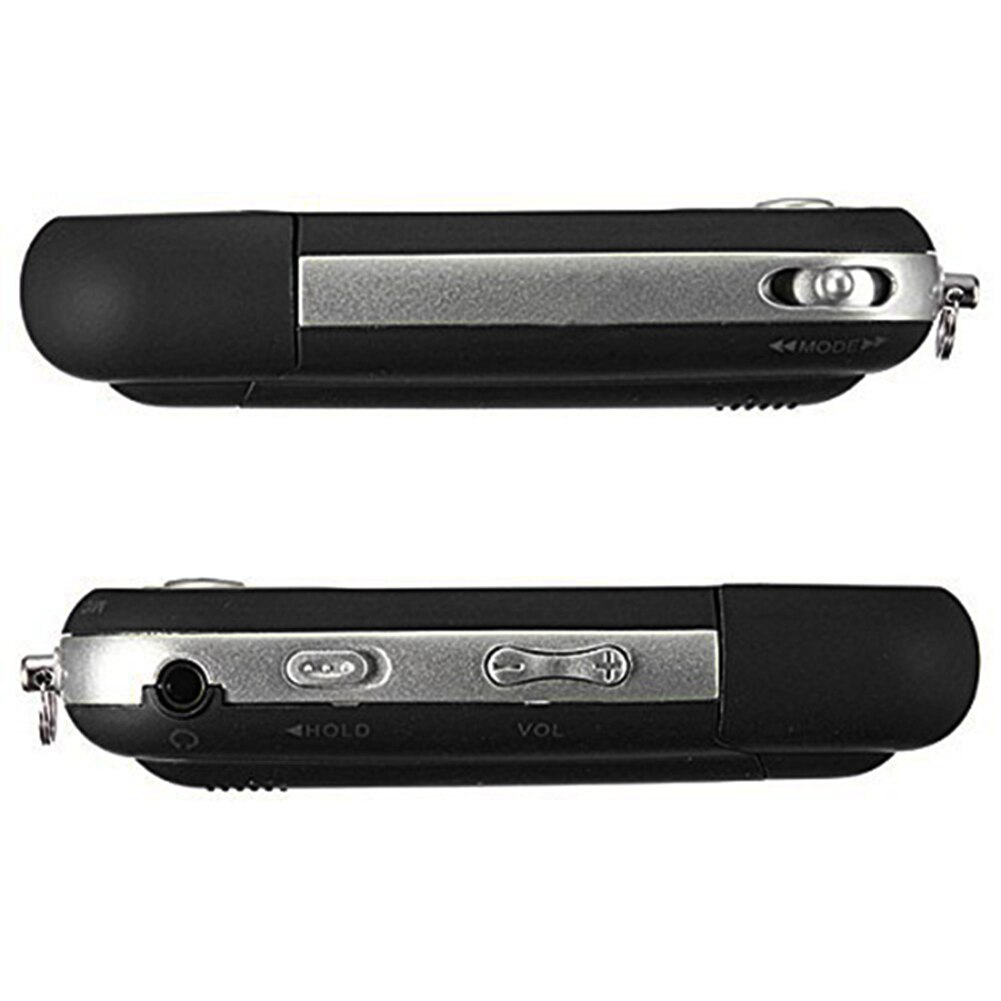 Top Deals A screen MP3 U disk No. 7 battery card USB in-line radio cassette player black