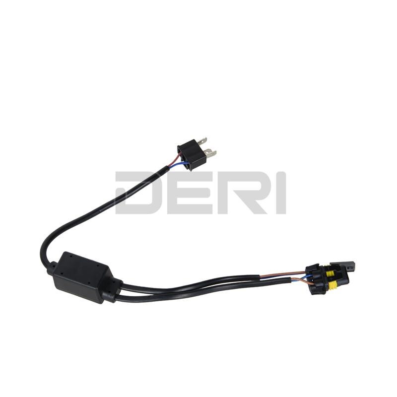 2X 12V 35W 55W H4 BiXenon Control Line Wiring Relay Harness HID Conversion Wire Retrofit Connector For Headlight Headlamp Lines