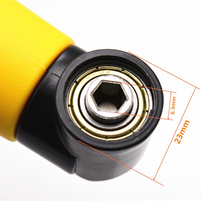 1/4 Inch 90 Degree Angle Extension Screwdriver Drill Bit Right Angle Driver Power Socket Holder Adapter