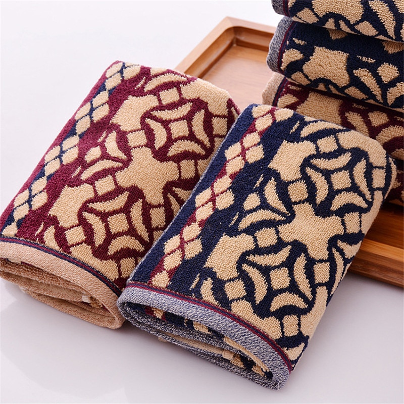 Bomuldshåndklæde 35*75cm 120g mørke tykkere håndklæde/ansigtshår håndklæder super bløde absorberende vaskeklude til voksne