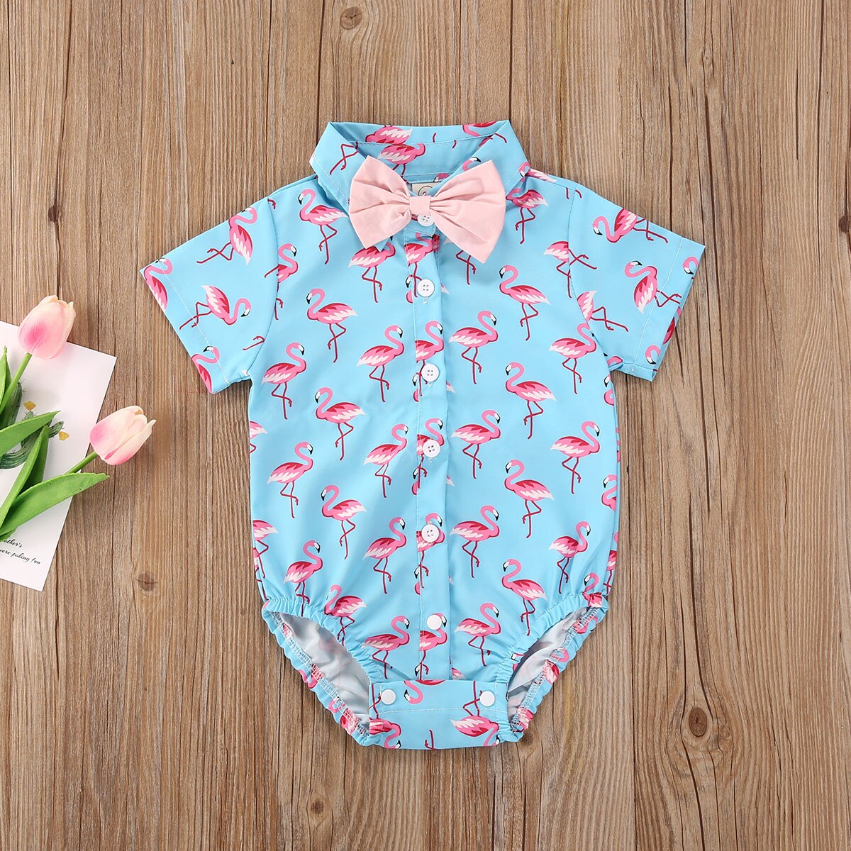 0-18M Nieuw Zomer Gentleman Kinderen Jongens Body 4 Kleuren Boog Korte Mouw Print Enkele Breasted Jumpsuits