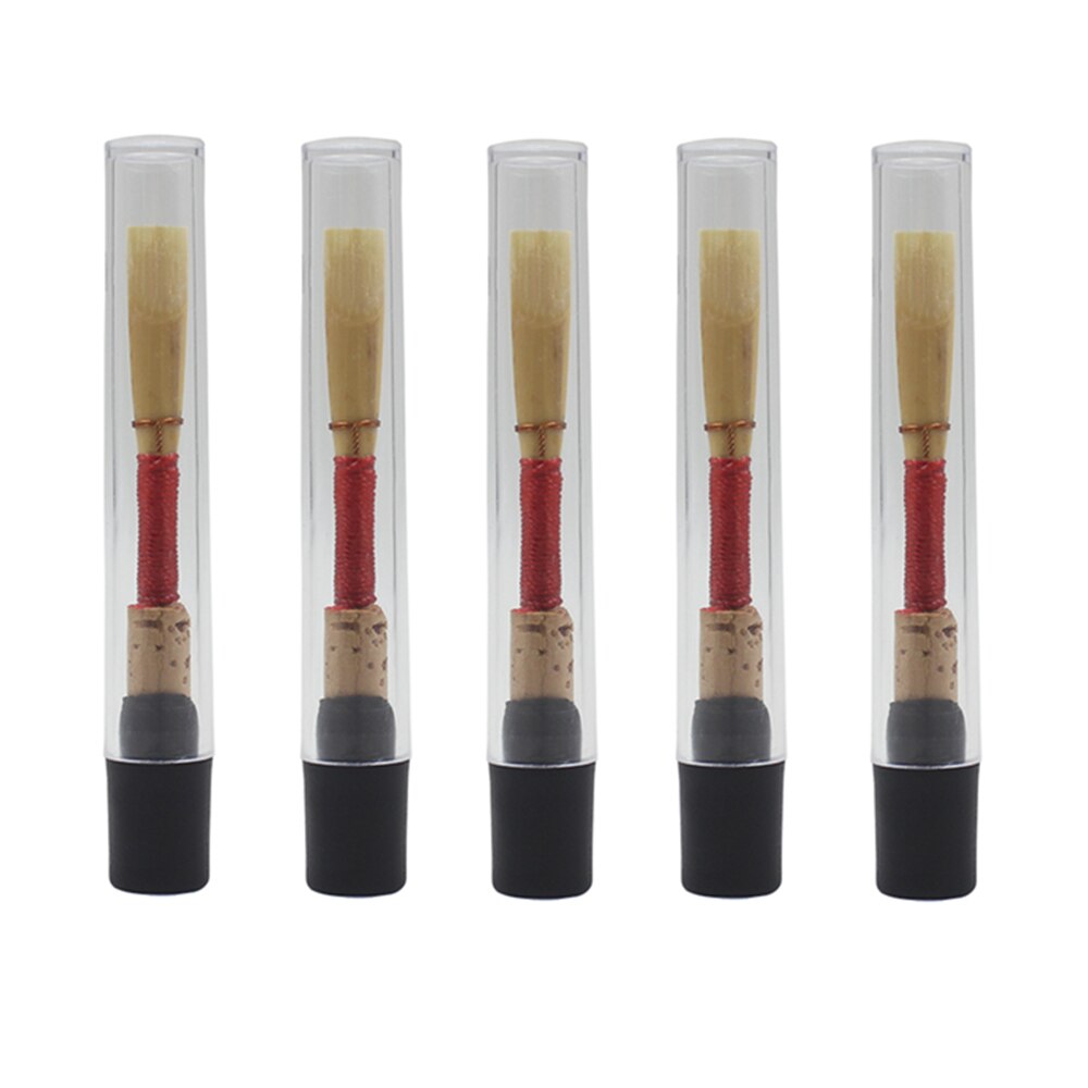 Instruments à vent moyen, 5 pièces/lot, bouche douce, Bulrush, roseaux de hautbois, pièce avec cclés