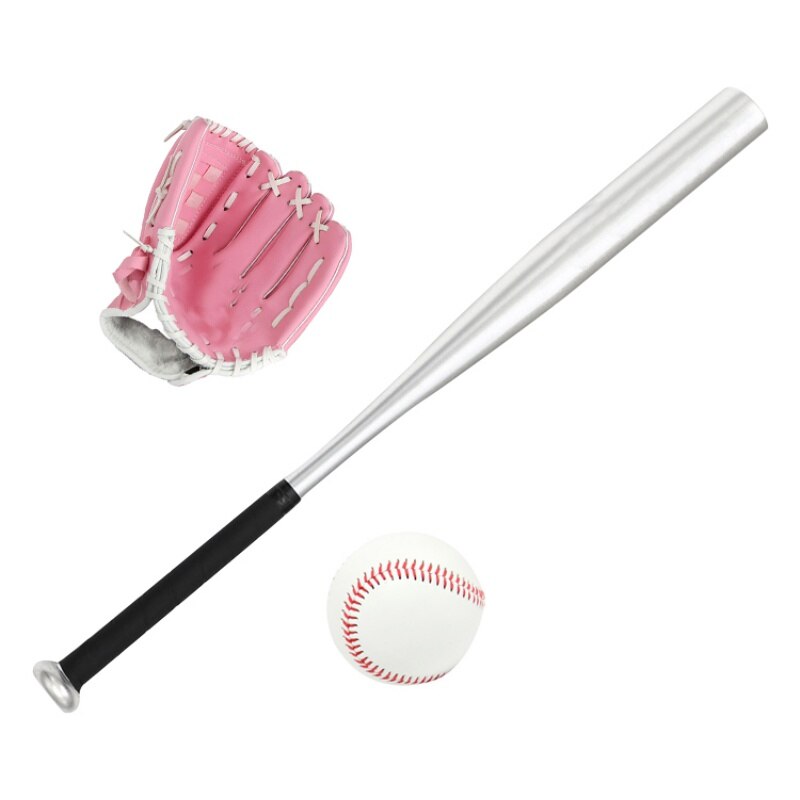 Baseball Set Gezondheid Sport Zachte Honkbalknuppel Handschoen Bal Set Voor Kids Softbal Handschoen Voor Educatief Sport Fitness