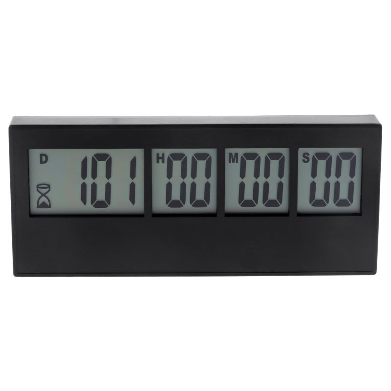 999 Days Countdown Clock LCD Digital Screen Kitchen Timer Event Reminder For Wedding Retirement Lab Cooking Kitchen Watering