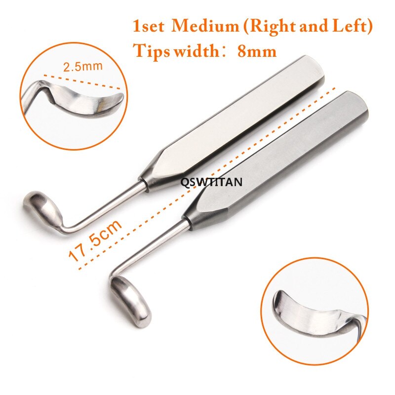 Nose Shaping Tools Nose Costal Cartilage Retractor Elevators Strippert Plastic Surgery Instrumen pet tool: B Type