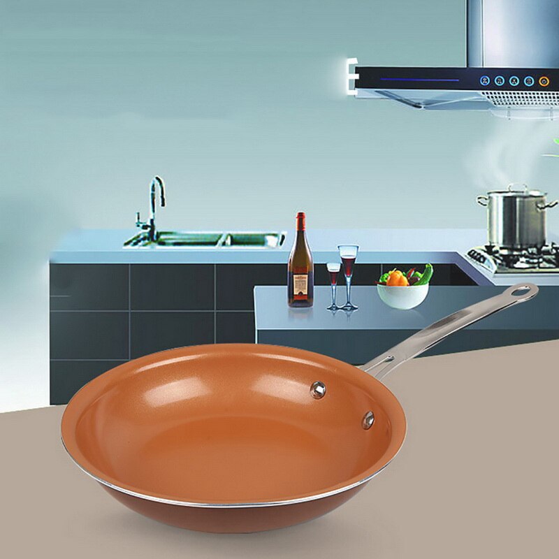 Non-stick Copper Frying Pan with Ceramic Coating and Induction cooking,Oven & Dishwasher safe