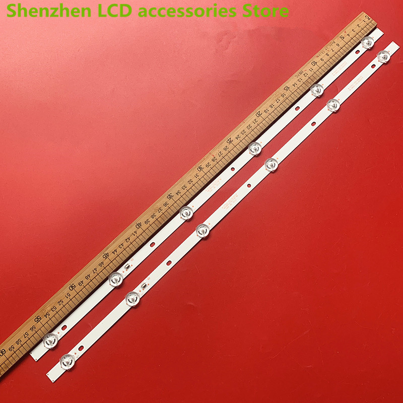 Taśma podświetlająca LED do 32-calowego Amoi LE-8832CA JL.D 32061330 -105LS-M FZD-03 E 348124 Listwa świetlna HN 6LED 58CM 6V 100% NOWA