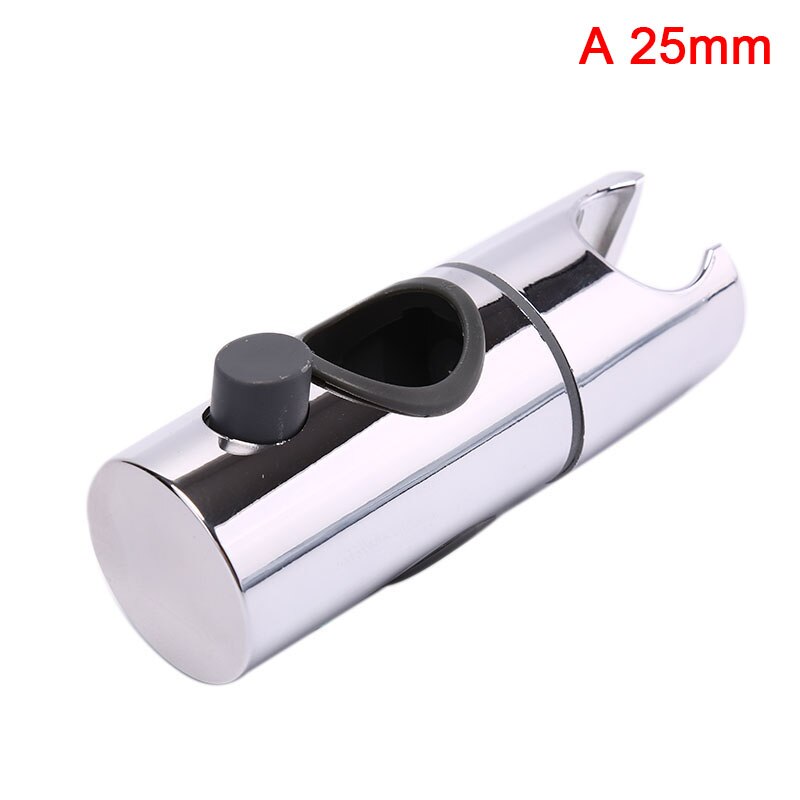 1Pc Adjustable Bracket Made In Sturdy 24mm 25mm ABS Replacement Sturdy Bathroom Shower Rail Head Slider Holder: A 25mm