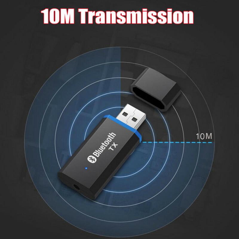 Bluetooth 5.0 Transmitter Receiver Wireless Audio 3.5mm Jack Aux Adapter AT Bluetooth Adapter TXTB1