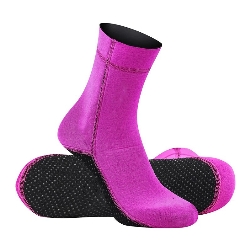 1 par meias de surf engrossar respirável anti-coral manter botas de mergulho quente para esportes aquáticos health99