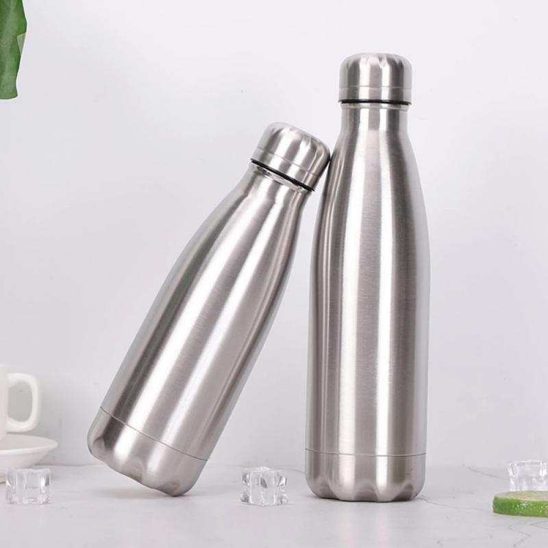 750ml bottiglia di acqua portatile per Sport all&#39;aria aperta bottiglia in acciaio inossidabile per uso alimentare tazza a tenuta stagna Thermos tazza termica