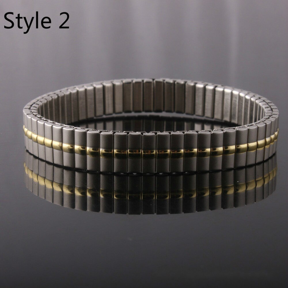 Roestvrij Staal Energie Magnetische Armband Elastische Stretch Germanium Phnom Penh Italiaanse Charme Armbanden Beste Cadeau Voor Mannen Vrouwen