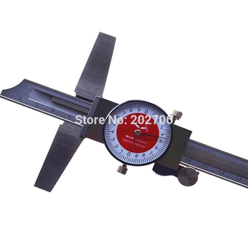 0-150mm Dial Depth Gauge depth vernier caliper with dial 6inch