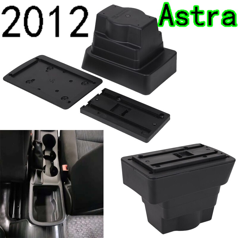 Voor opel astra armsteun box opel astra j universele auto centrale armsteun opbergbox met usb