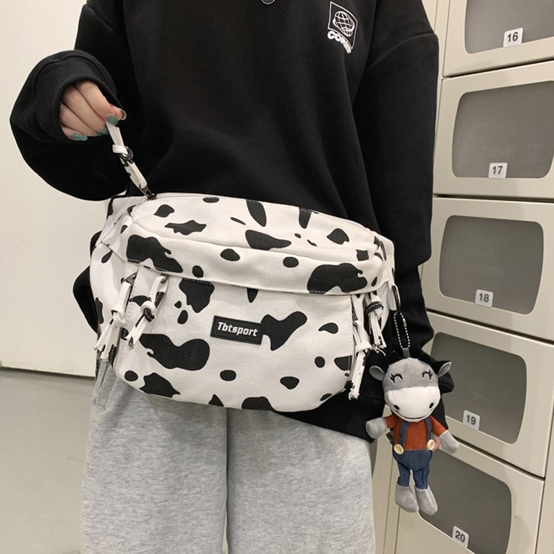 Pochete unissex de grande capacidade, bolsa de peito fashion, zebra, mensageiro, ambiente externo, cinto grande, pochete