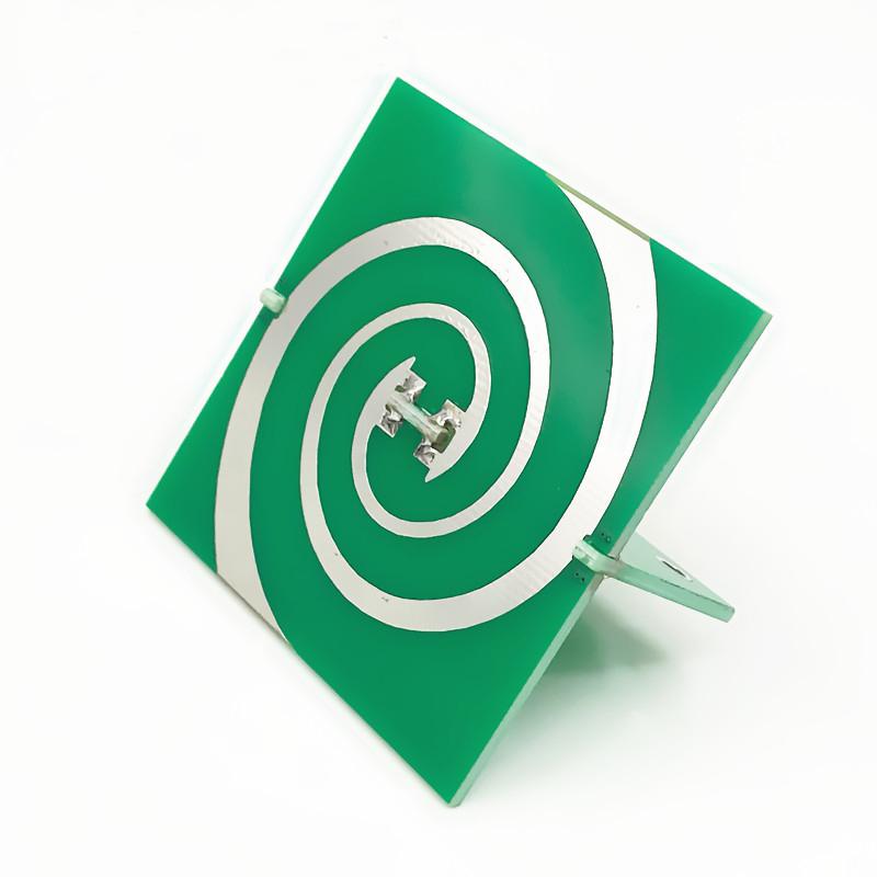 2.4GHz-5.8GHz UWB circular polarization UWB antenna Spiral antenna Isometric helical antenna 3.5dBi