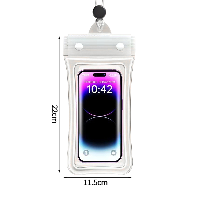 Waterproof Phone Bags Case Touch Screen Mobile Phone Cover with Lanyard Universal SmartPhone Cover Outdoor Swimming Diving 방수팩: Beige