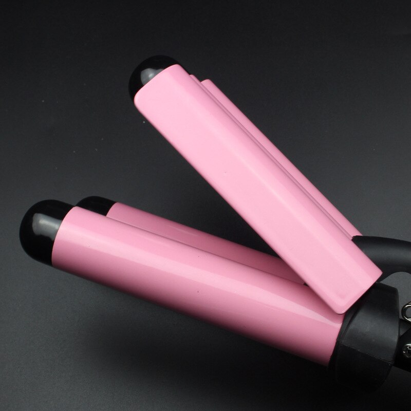 Plancha rizadora de pelo con pantalla LCD, rizador de pelo de Triple barril de cerámica, rizadores de onda para cabello, peluquería automática