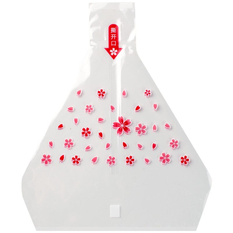 10pcs Japanese Style Triangle Rice Ball Packing Bag Japanese Cuisine Making Tools Bento Accessories: 2