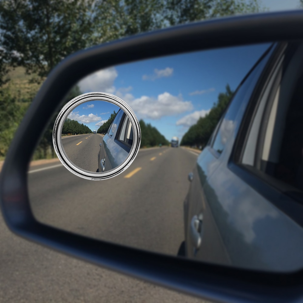 Leepee carro veículo lado blindspot ponto cego espelho retrovisor largo 360 grande angular redondo espelho convexo parte exterior
