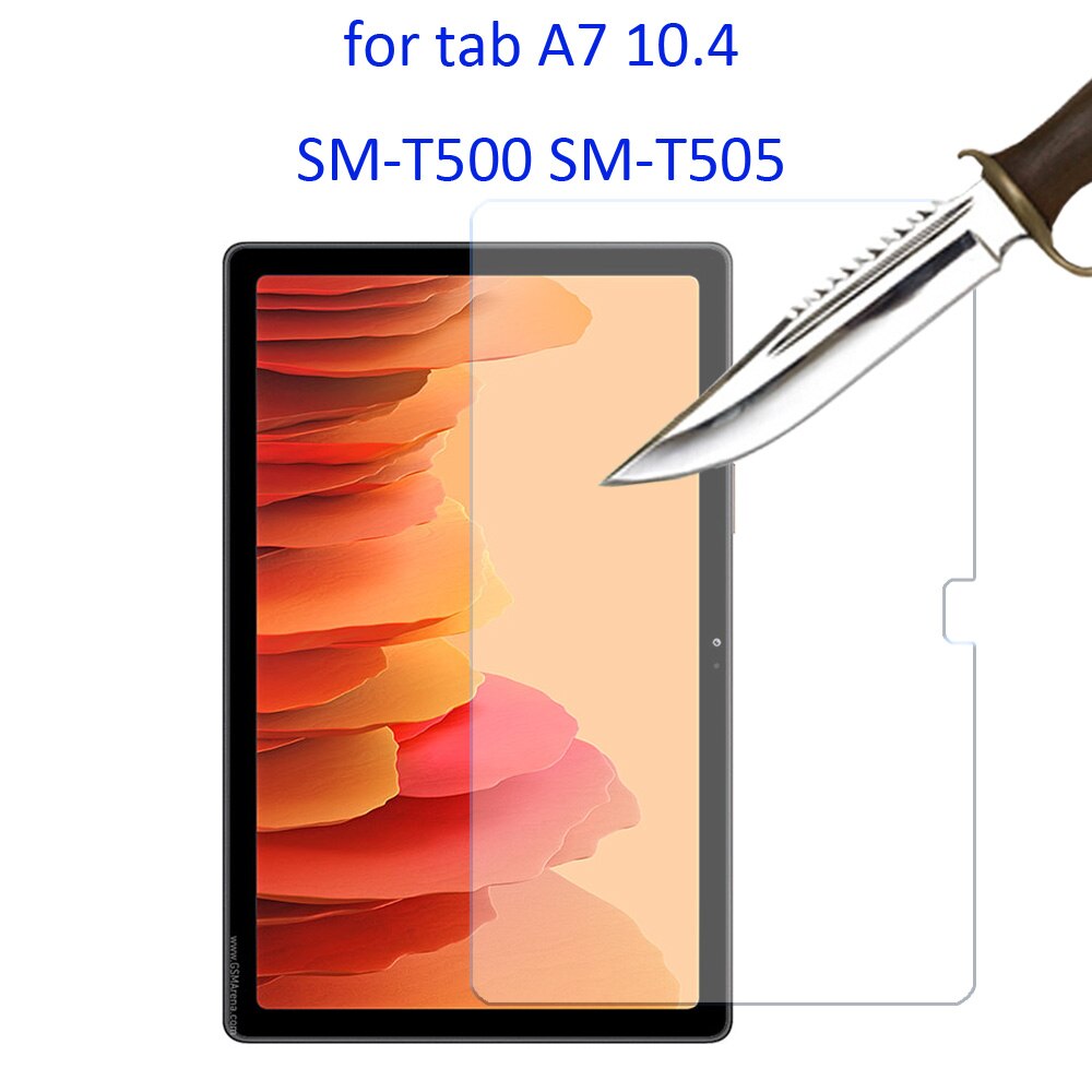Skjermbeskytter i herdet glass til samsung galakse fanen  a8 10.5 a7 10.4 sm-t500 sm-t505 a7 lite 8.7 beskyttelsesfilm