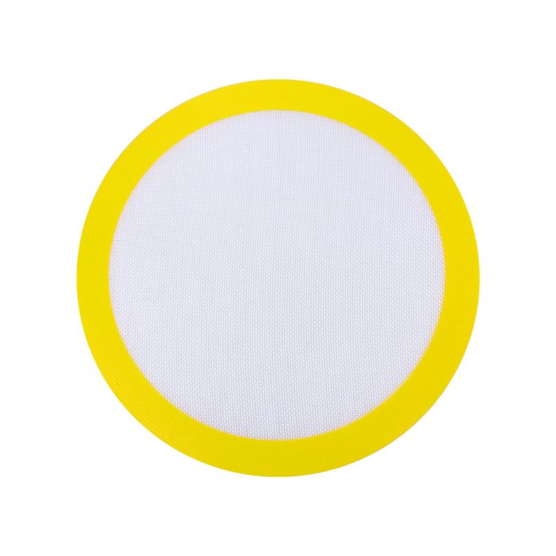 Oven Baking Mat Silicone Round Baking Pads Pizza Non-Stick Heat Resistance Baking Liners For Home Bakery Random Color: 30.8CM