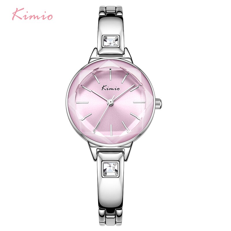 KIMIO Damen Armband Uhren Für Frauen Rot Zifferblatt Uhr Top Luxus Weibliche Armbanduhr Uhr Relogio Feminino: 1875
