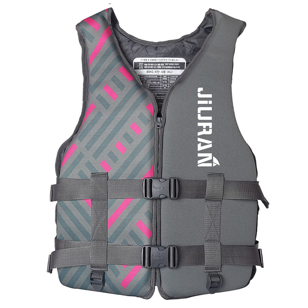 Surf Life Jacket Adults Kayak Wakeboard Life Vest Motorboats Raft Rescue Boat Drifting Jet Ski Water Sports Swimming Rescue Vest: Q0130 Pink / S