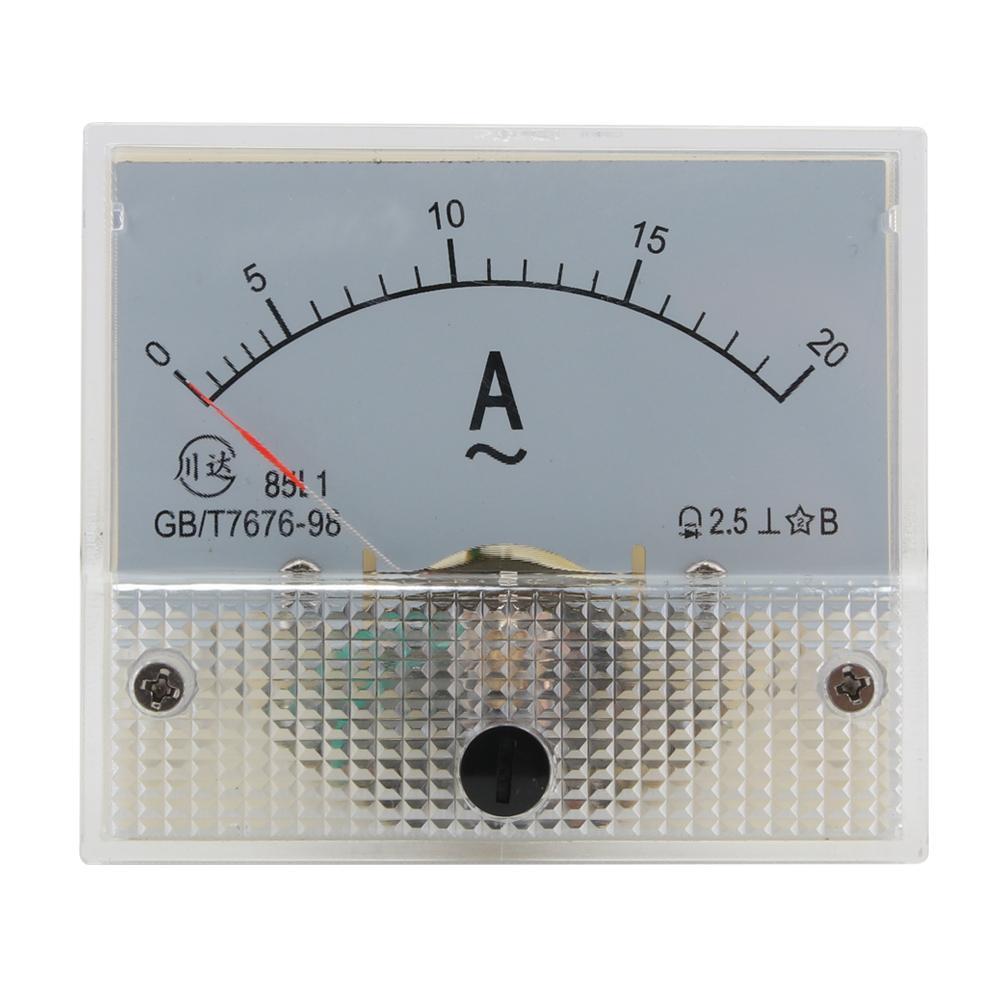 AC Ampere AC Voltmeter Analog Tafel Meter Amperemeter 10mA-30A Voltmeter 5-500V: C