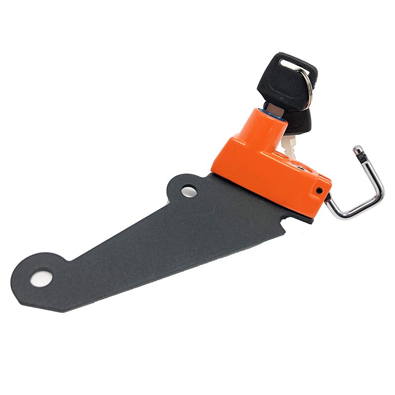 Cerradura para casco de motocicleta Kit de aluminio con 2 llaves para Kawasaki Z1000 , de Ninja 1000 NINJA1000 ninja1000: Naranja