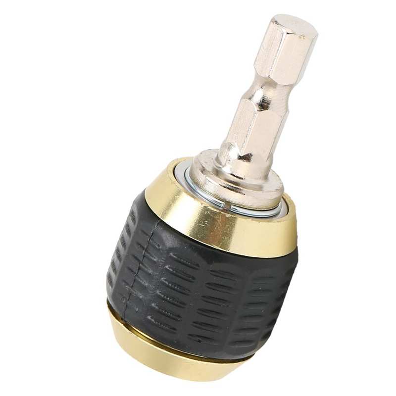 Drill Chuck Hex 1/4in Mini Electronic Drill Chuck Metal Screwdriver Adapter Accessory Tool