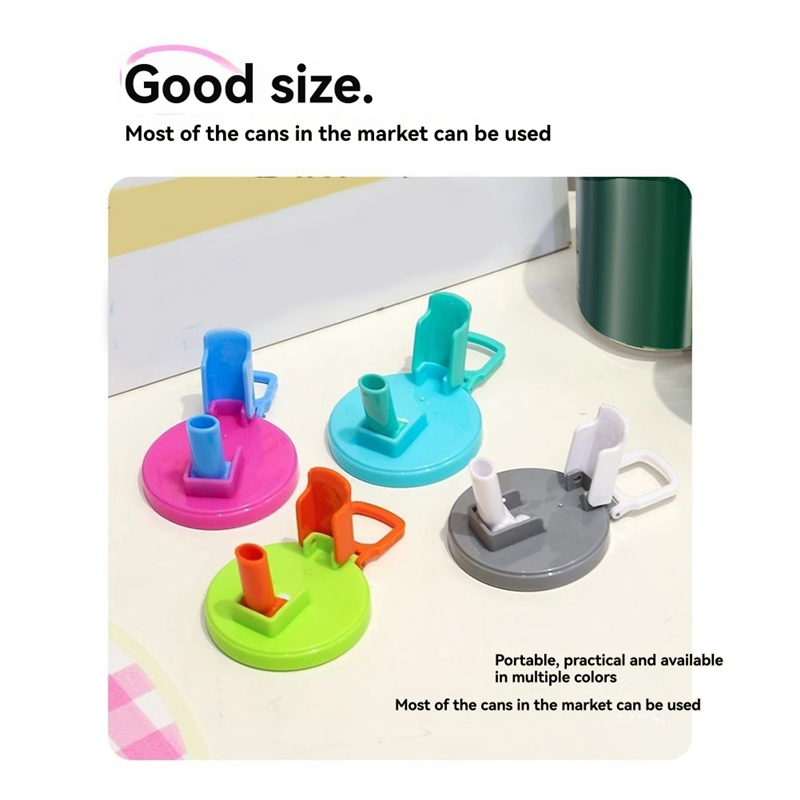 4 szt. Pokrywki robić puszek po napojach, wymienne osłony na puszki odporne na zachlapania ze słomkami kubek na napoje sokowe, akcesoria robić butelek-najlepiej sprzedające się