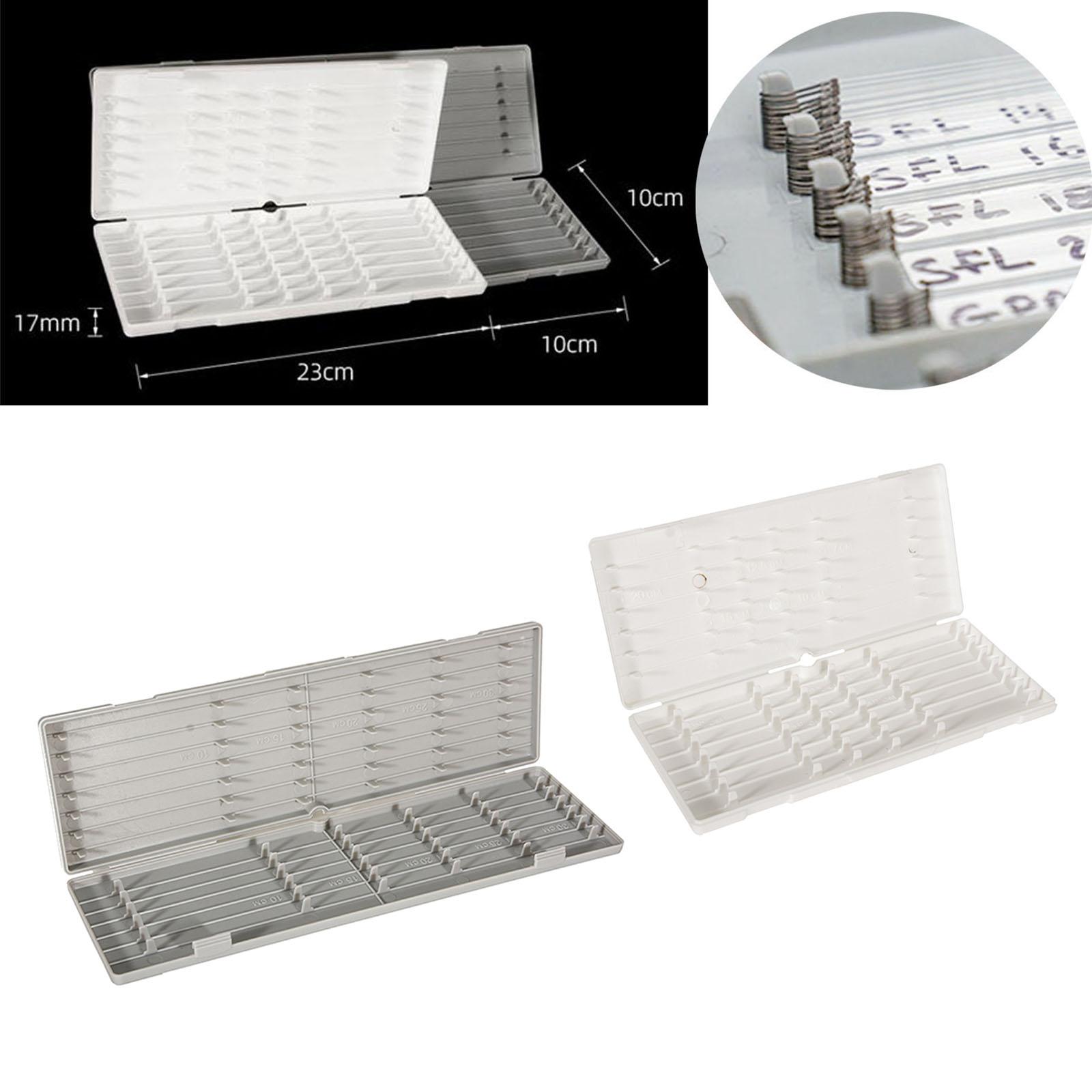 Fishing Tackle Box Hook Length Box Fishing Tackle Carry Storage System Hair Rigs Boxes for Bass Salmon