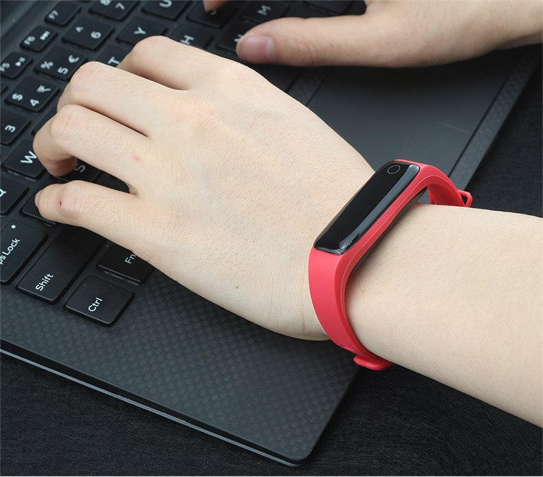 Blodtrycksmätare vattentät blodtrycksmätare puls sömn fitness sportarmband smart app armband smartband arm