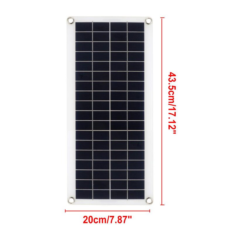 5V/12V 30W Flexible Solar Panel 10A-60A Controller Car Charger For RV Car Boat LCD Display PWM Solar Panel Charge Controller