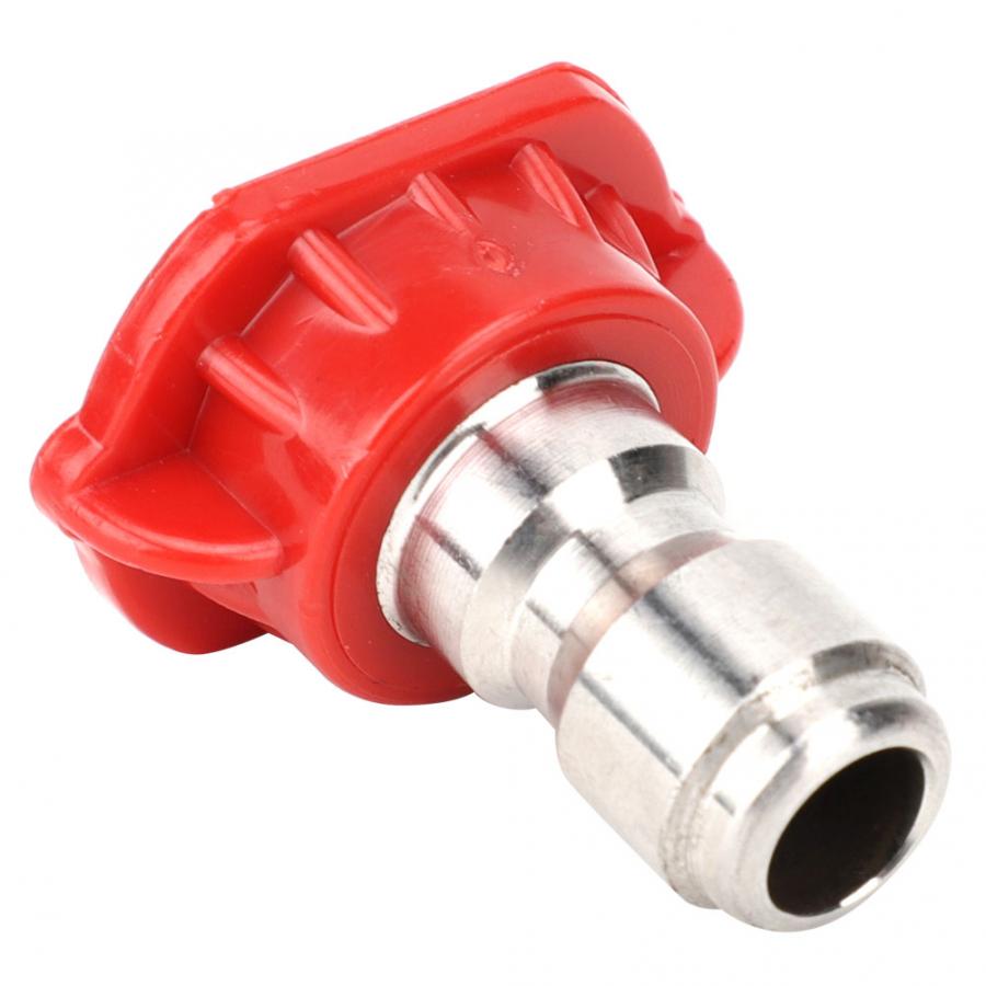 7Pcs Hogedrukreiniger Sproeikop Tip 5000PSI 1/4in Quick Connector Sproeierkop Spray Tips 7 Kleuren