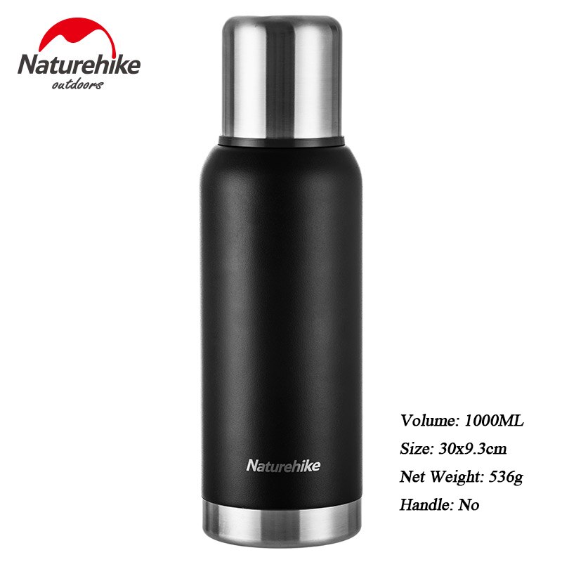 Naturehike Esterna di Isolamento Termico Bollitore 24 minerale di Conservazione di Calore 2200ml Grande Capacità in Acciaio Inox 304 di Acqua Bollitore: 1000ML