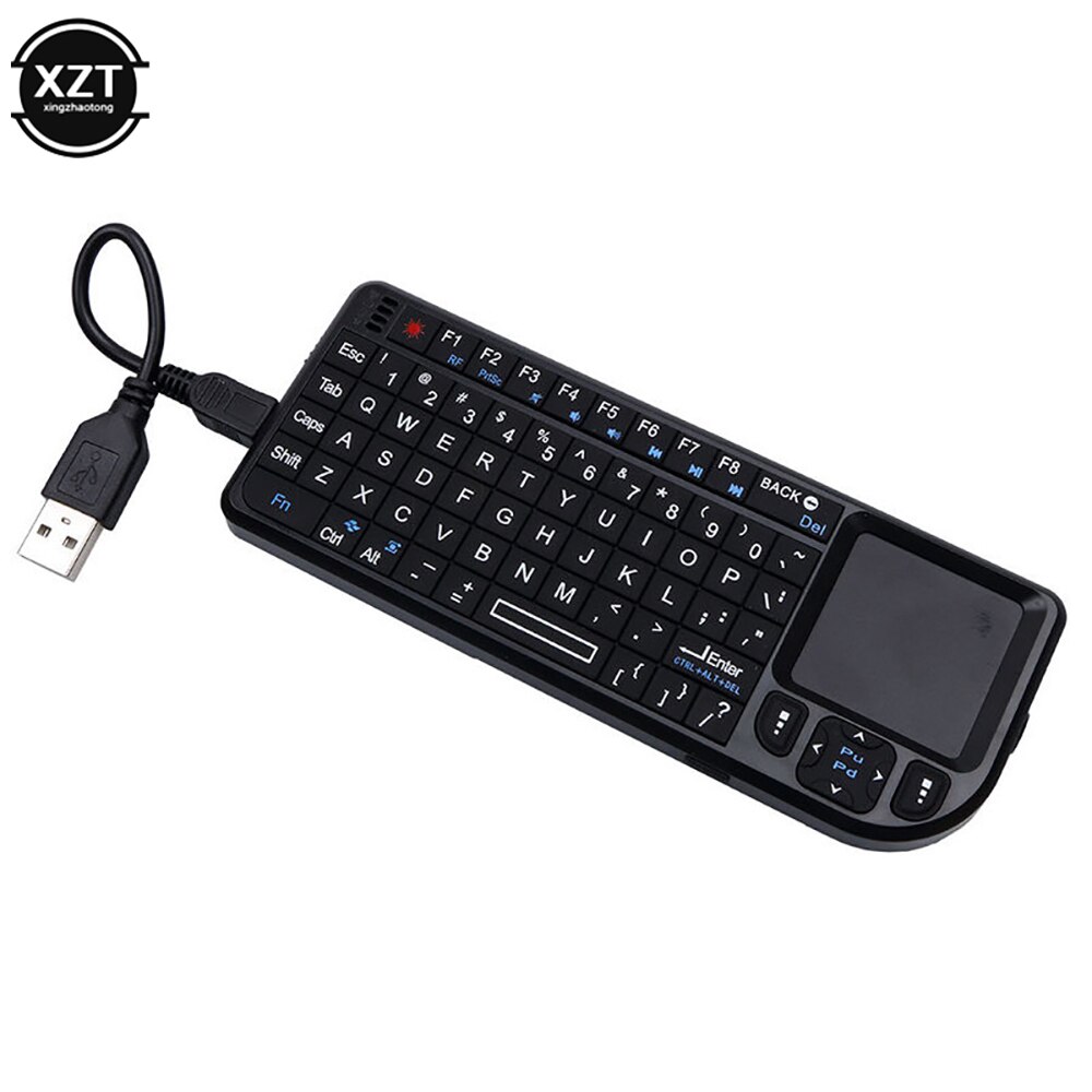 English Version 2.4GHz Wireless Keyboard Air Mouse With Touchpad Handheld Work for HTPC Smart Android TV BOX Mini PC